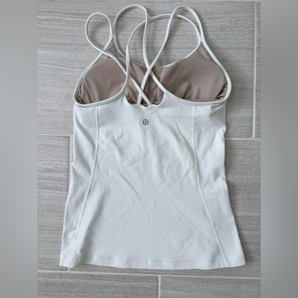 Lululemon Flow Like a Cloud Tank in white (see below for size comment)